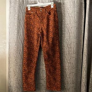 Levi’s cheetah jeans